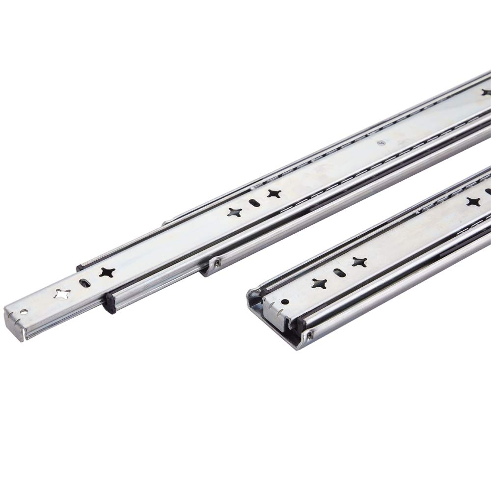VESLA HOME 1 Pair 14 Inches 250 LB Soft Close Hardware Ball Bearing Side Mount Full Extension Drawer Slides, Heavy Duty Slides 